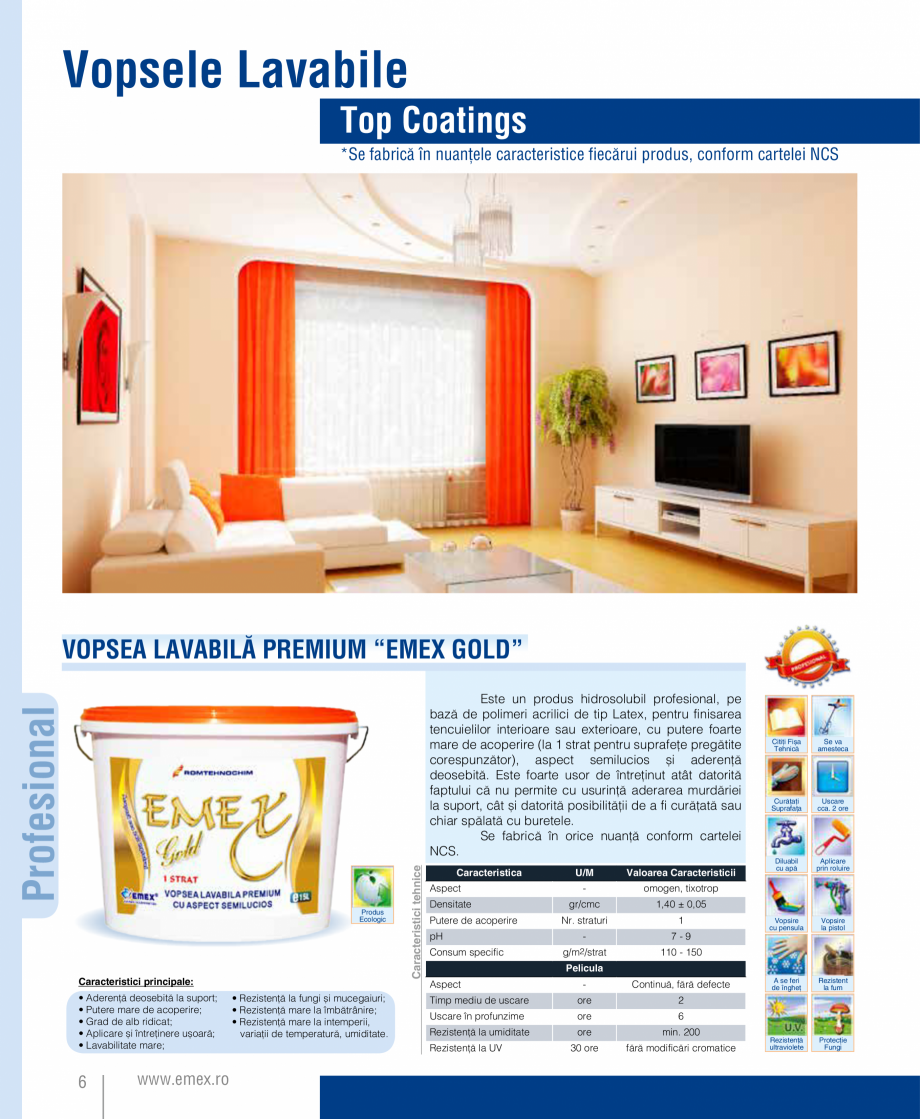Pagina 7-Catalog  produse Emex  Catalog, brosura Romana  și realizarea de noi produse totalmente
ecologice, ...