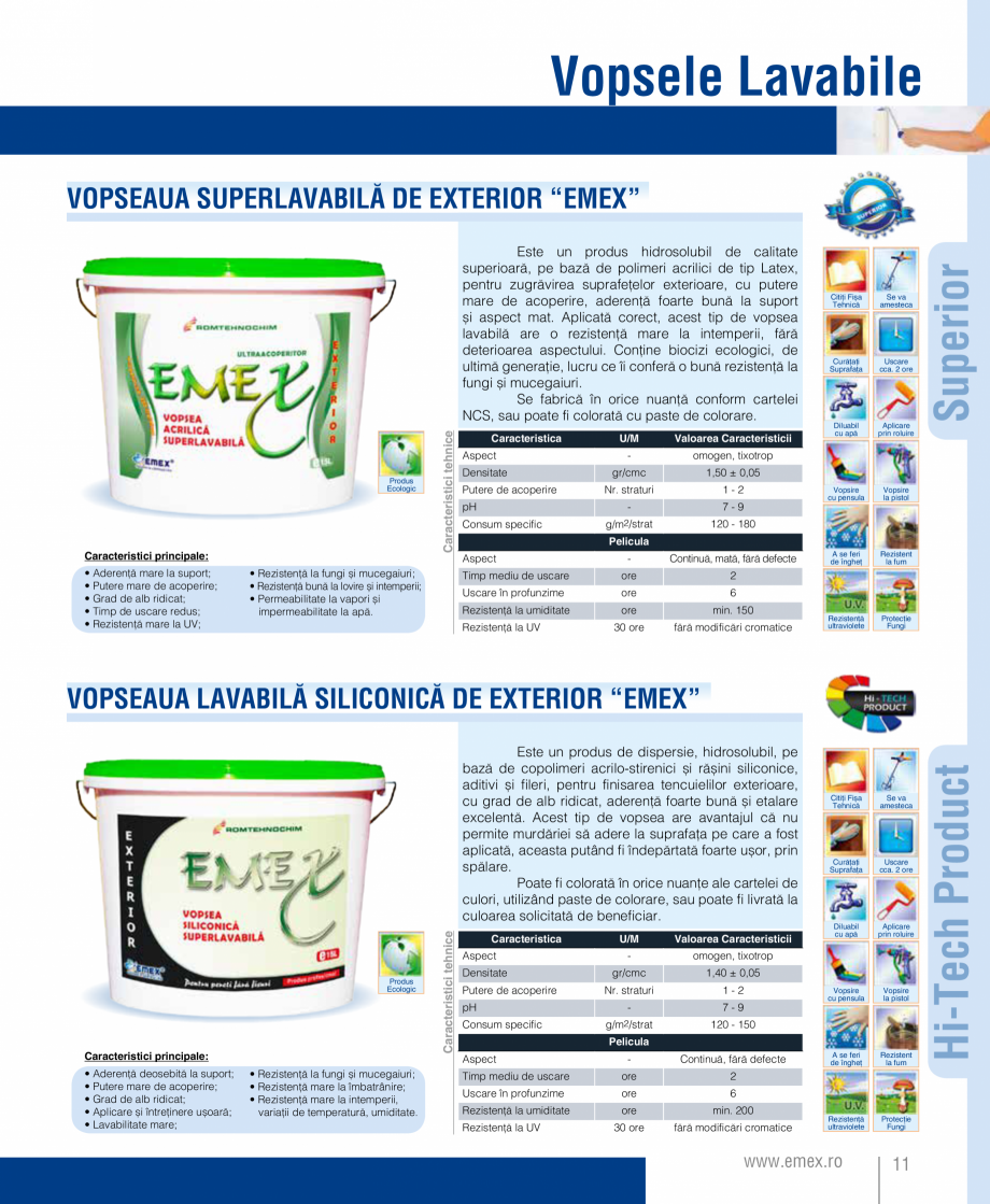 Pagina 12-Catalog  produse Emex  Catalog, brosura Romana ate fi colorată cu paste de colorare.
Caracteristica...