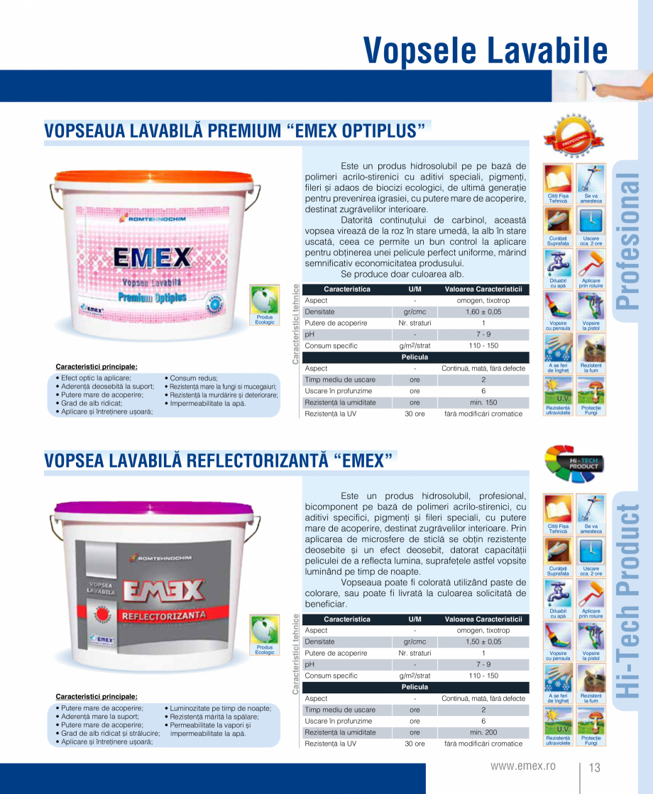 Pagina 14-Catalog  produse Emex  Catalog, brosura Romana ică

Se va
amesteca

Curățați
Suprafața

Uscare
...