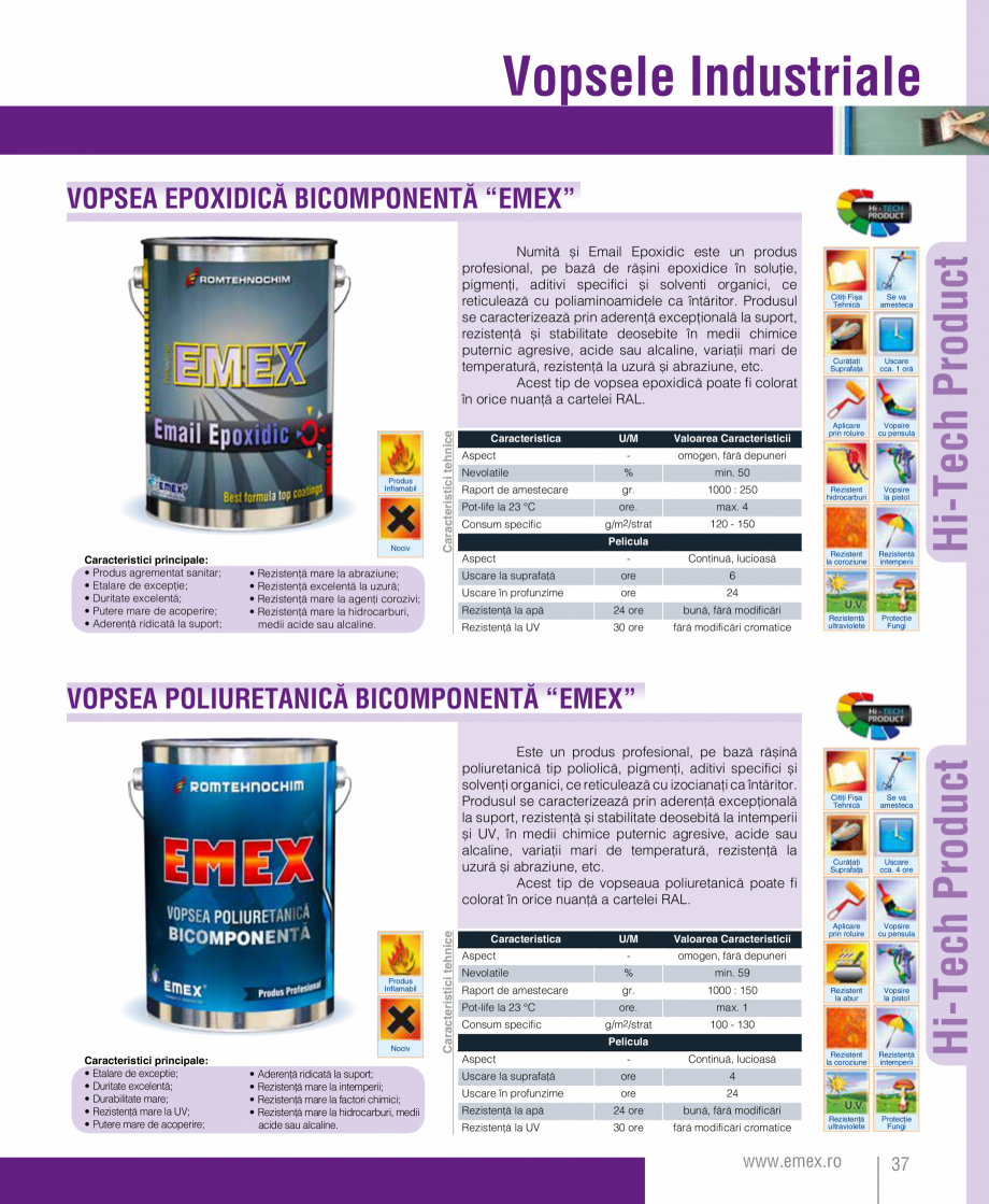 Pagina 38-Catalog  produse Emex  Catalog, brosura Romana ula
Aspect

-

Continuă, lucioasă

Timp mediu de...