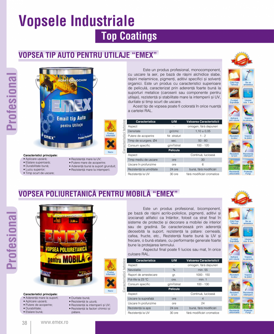 Pagina 39-Catalog  produse Emex  Catalog, brosura Romana ntru
elementele supraterane.
	
Produs doar în...