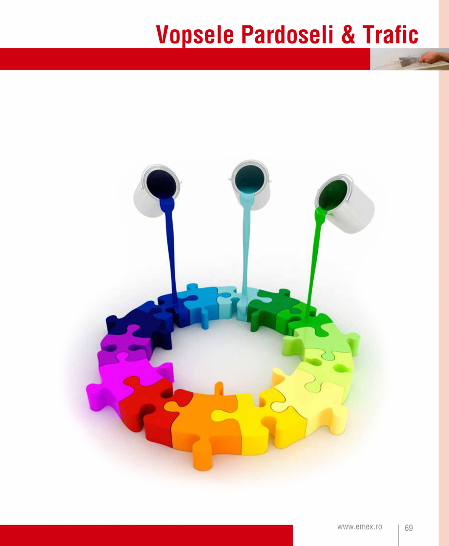 Pagina 70-Catalog  produse Emex  Catalog, brosura Romana și o dozare
specială a granulelor de marmură în...