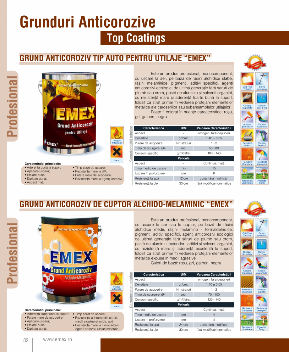 Pagina 83-Catalog  produse Emex  Catalog, brosura Romana PONENTĂ “EMEX”

Vopsele Industriale

Top...