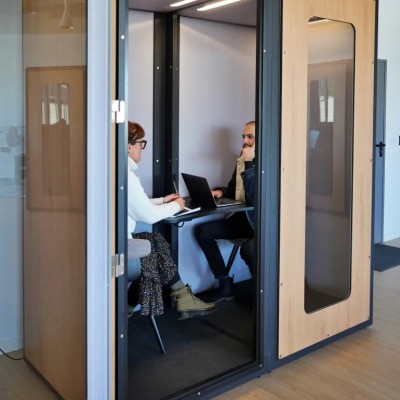 Vicoustic Detaliu cabina acustica VicBooth  - Cabine și panouri acustice modulare pentru birouri Vicoustic