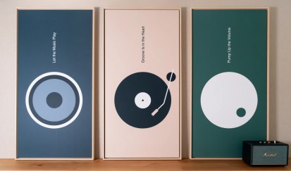 Panouri acustice vazute de aproape Echo Frame  Panouri acustice decorativ