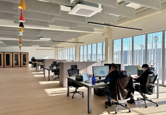 Cabine și panouri acustice modulare pentru birouri Vicoustic