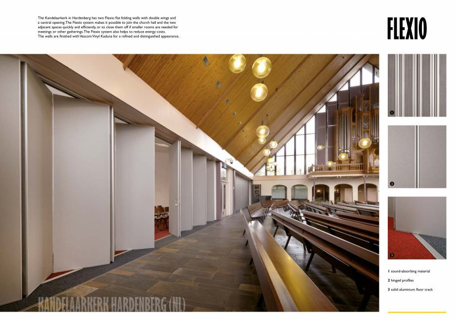 Pagina 3-Pereti mobili, demontabili  ESPERO Flexio Catalog, brosura Engleza tory tested).
Espero is ISO 9001 ...