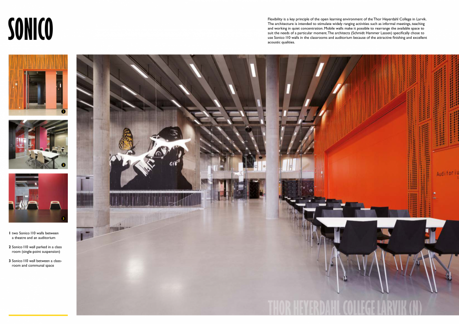 Pagina 3-Pereti mobili, demontabili  ESPERO Sonico Catalog, brosura Engleza ro is ISO 9001 and 14001...