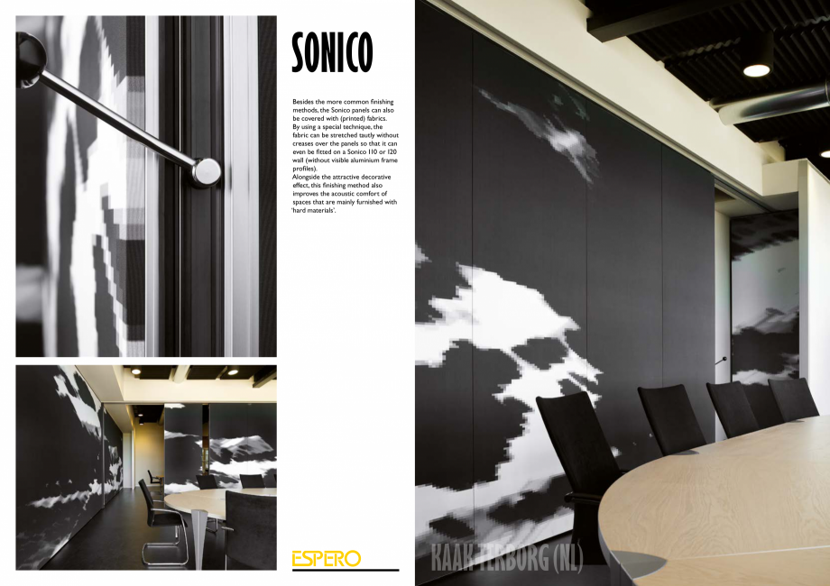 Pagina 6-Pereti mobili, demontabili  ESPERO Sonico Catalog, brosura Engleza  AMSTERDAM (NL)

SONICO
Besides ...