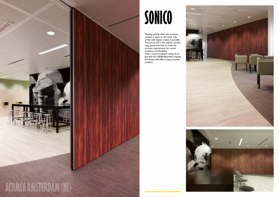 Pagina 10-Pereti mobili, demontabili  ESPERO Sonico Catalog, brosura Engleza OL EMMELOORD (NL)

10 Vescom...