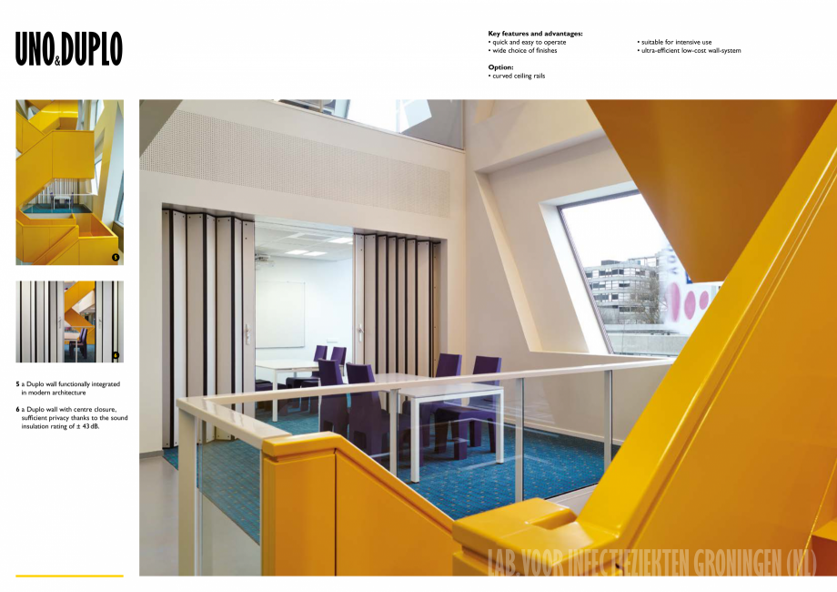 Pagina 5-Pereti mobili, demontabili    ESPERO Uno & Duplo Catalog, brosura Engleza 500 mm
Package depth...