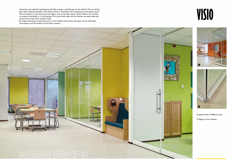 Pagina 6-Pereti mobili, demontabili  ESPERO Visio Catalog, brosura Engleza l

double door panel

8 glass...