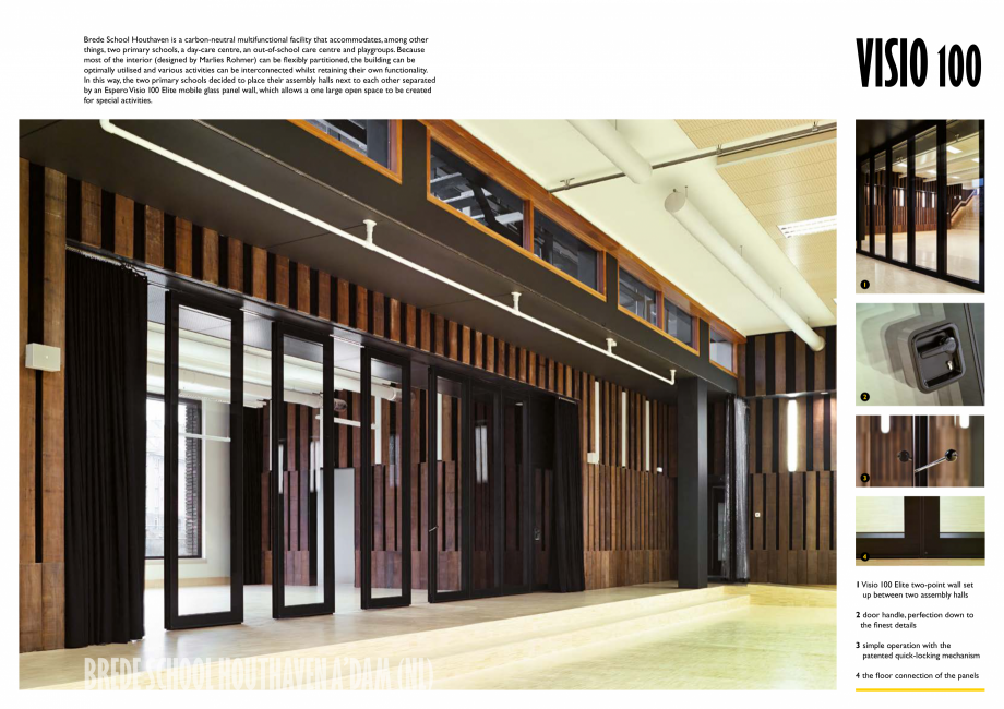 Pagina 3-Pereti mobili, demontabili ESPERO Visio 100 Catalog, brosura Engleza (the
international standards...