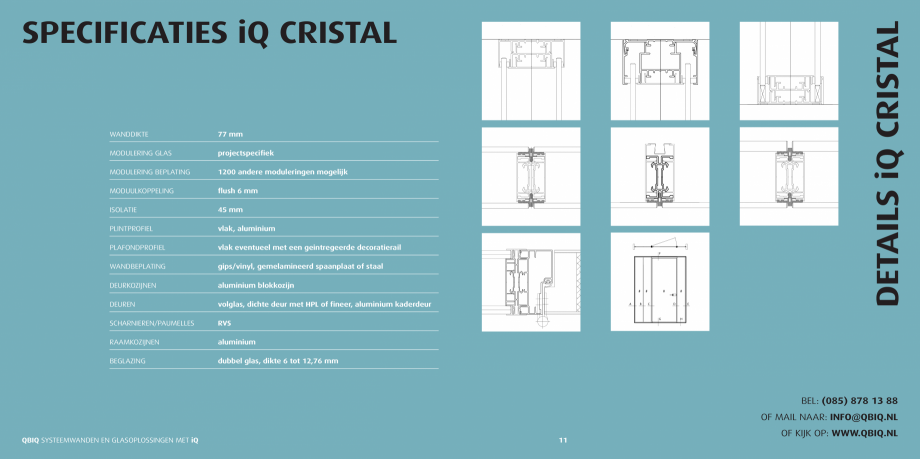 Pagina 6 - Pereti modulari pentru birouri QBIQ iQCristal  Catalog, brosura Olandeza 