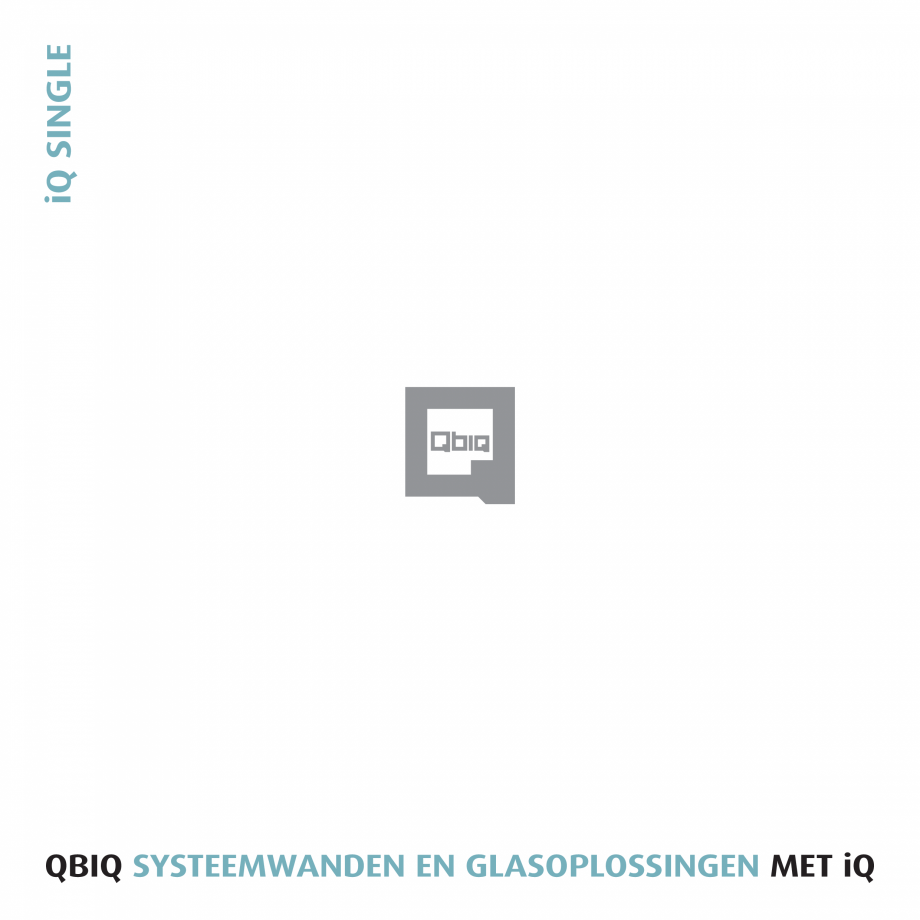 Pagina 1 - Pereti modulari pentru birouri QBIQ iQSingle Catalog, brosura Olandeza iQ SINGLE
QBIQ...
