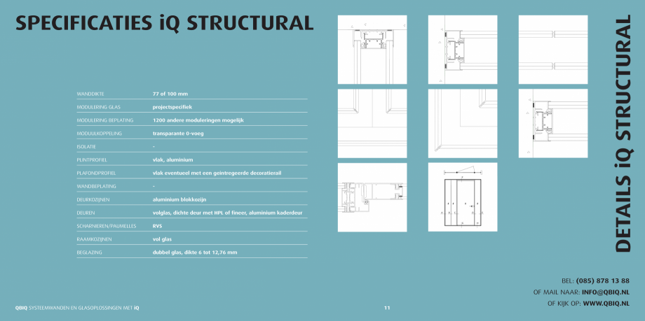Pagina 6-Pereti modulari pentru birouri QBIQ iQStructural Catalog, brosura Olandeza 