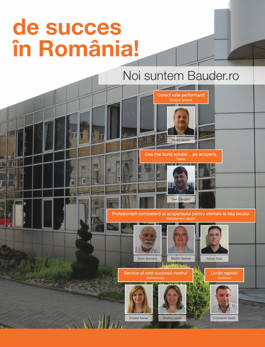 Pagina 2-BAUDER - 10 ani de succes in Romania  Catalog, brosura Romana 