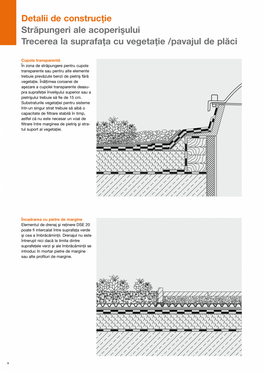 Pagina 8-CAD-PDF Bauder - detalii executie acoperis verde BAUDER Detaliu de montaj 