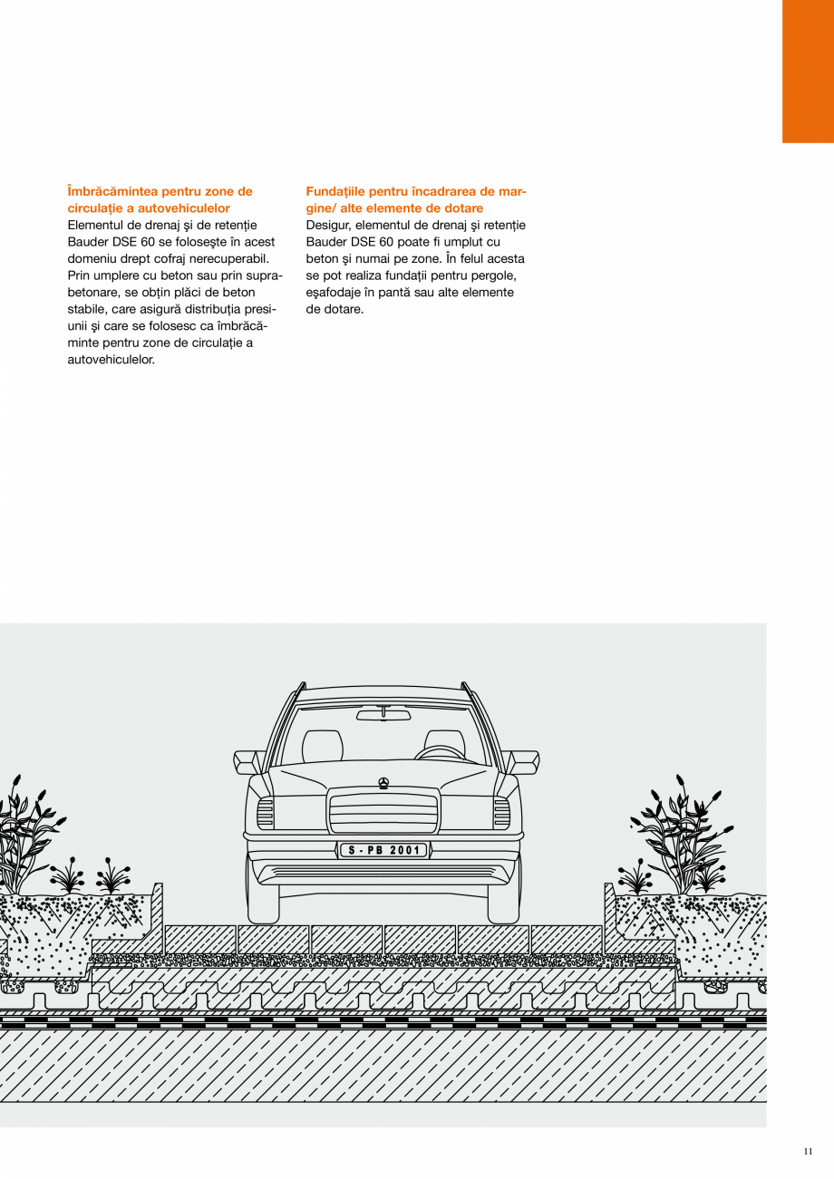 Pagina 11-CAD-PDF Bauder - detalii executie acoperis verde BAUDER Detaliu de montaj 