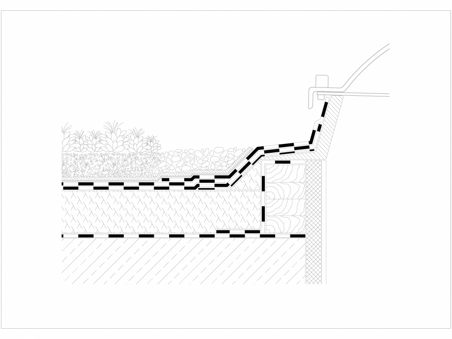 Pagina 1-CAD-DWG Acoperis verde - Luminator BAUDER Detaliu de montaj 