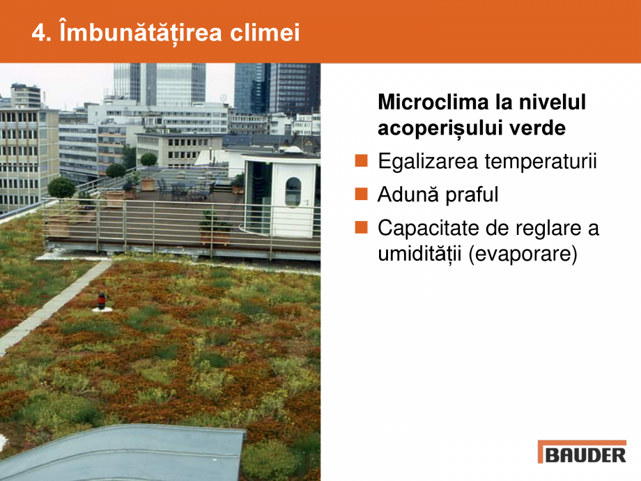 Pagina 7-Argumente pentru un acoperis verde BAUDER Catalog, brosura Romana 