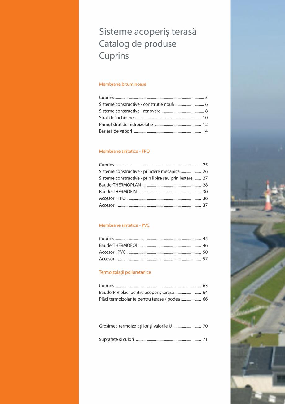 Pagina 2-Sisteme acoperis terasa BAUDER Catalog, brosura Romana ...
Sisteme constructive - prin lipire sau...