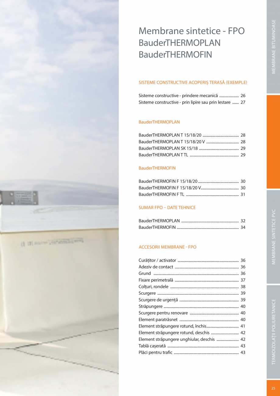 Pagina 25-Sisteme acoperis terasa BAUDER Catalog, brosura Romana rdezie naturală
1721 2000
ardezie roșie...