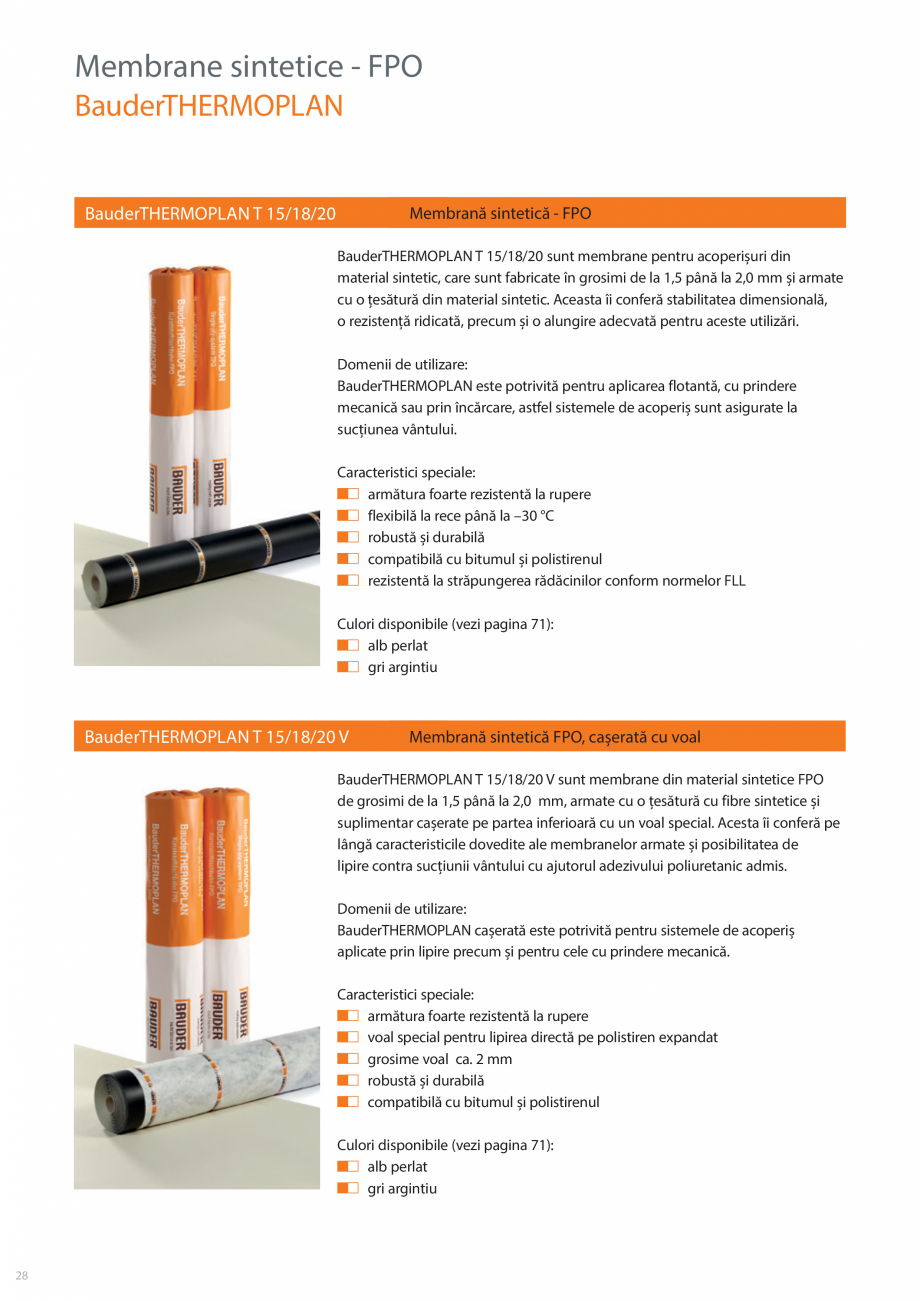 Pagina 28-Sisteme acoperis terasa BAUDER Catalog, brosura Romana la rece

folie detașabilă,
masă...