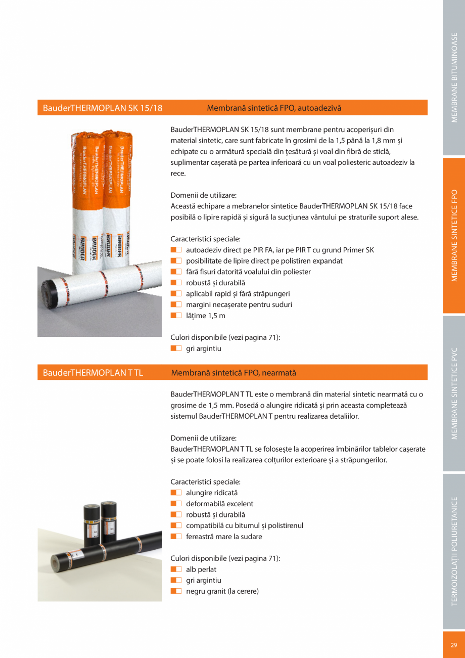 Pagina 29-Sisteme acoperis terasa BAUDER Catalog, brosura Romana 

DU/E1
PYE KTG KSP 3

DU/E1
PYE KTP S4
...