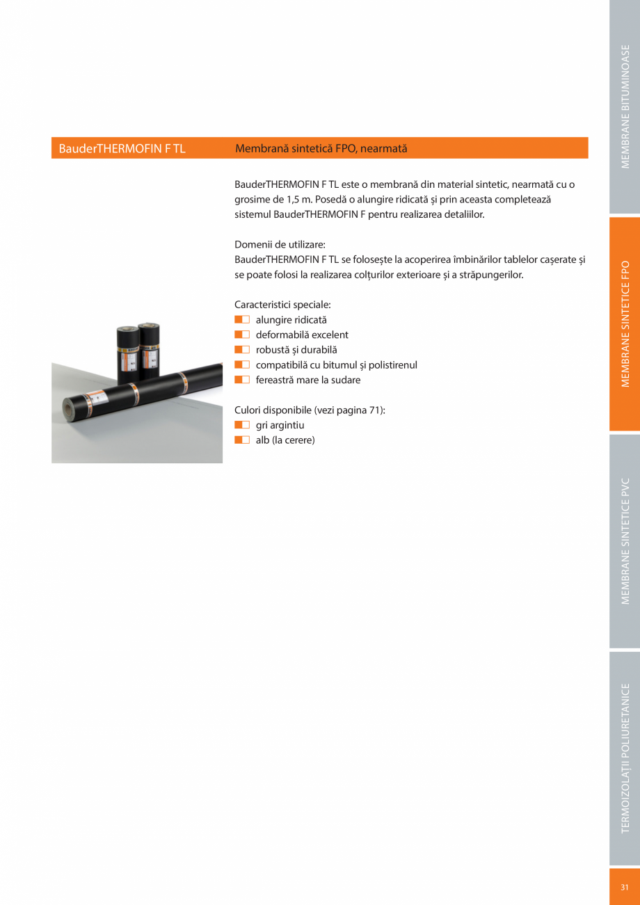 Pagina 31-Sisteme acoperis terasa BAUDER Catalog, brosura Romana pori
barieră de vapori
barieră de vapori...