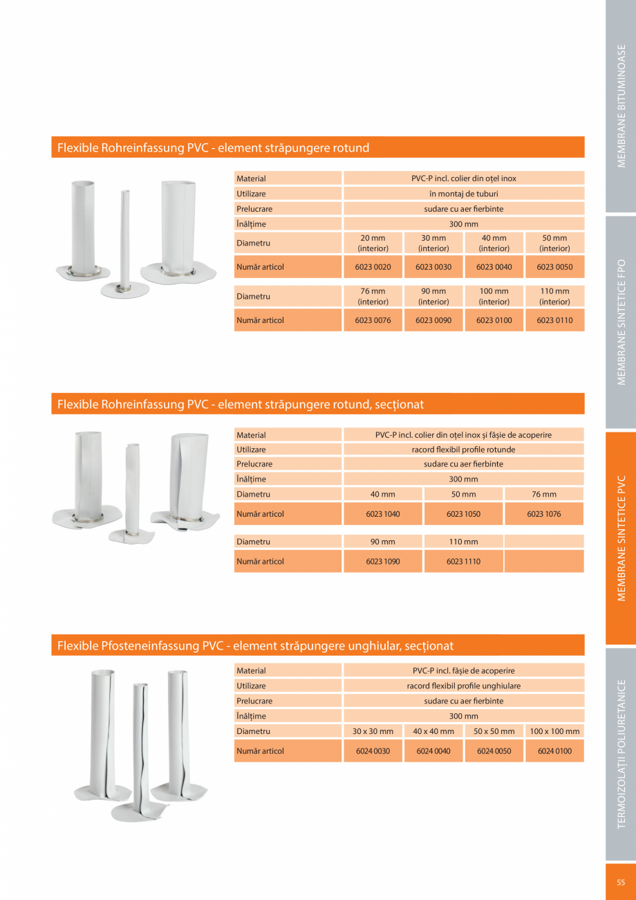 Pagina 55-Sisteme acoperis terasa BAUDER Catalog, brosura Romana N 12310-2
Rezistența la impact
- suport...