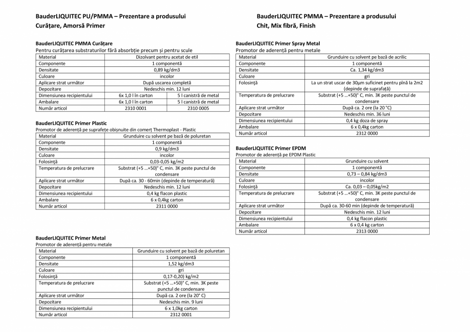 Pagina 8-Sistem de hidroizolatie cu membrana lichida din material plastic - BauderLIQUITEC BAUDER LIQUITEC...