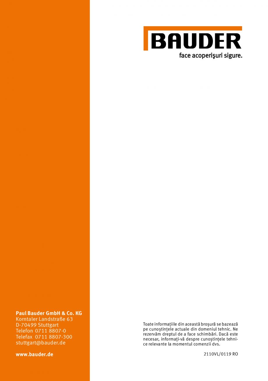 Pagina 31-Membrana lichida din material plastic BAUDER BauderLIQUITEC PU Instructiuni montaj, utilizare Romana...