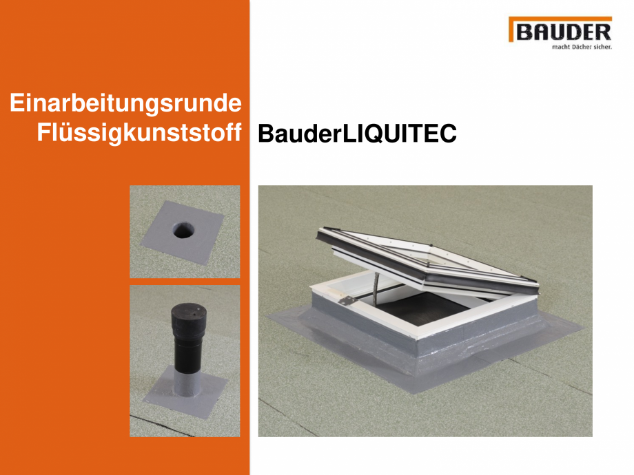 Pagina 1-Hidroizolatie pentru acoperis cu membrana lichida din material plastic BAUDER Catalog, brosura...