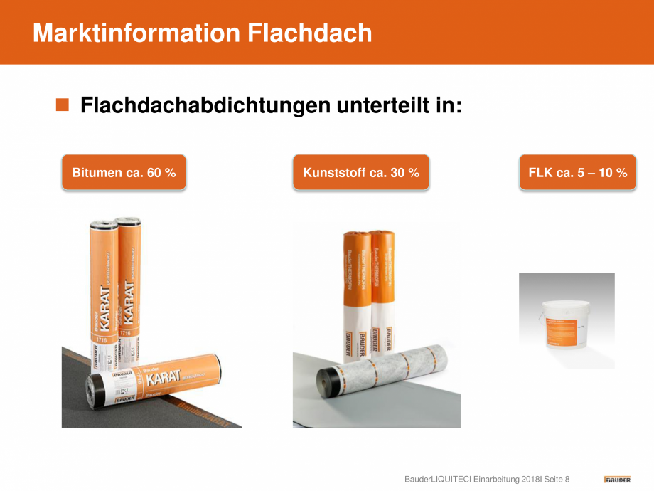 Pagina 8-Hidroizolatie pentru acoperis cu membrana lichida din material plastic BAUDER Catalog, brosura...