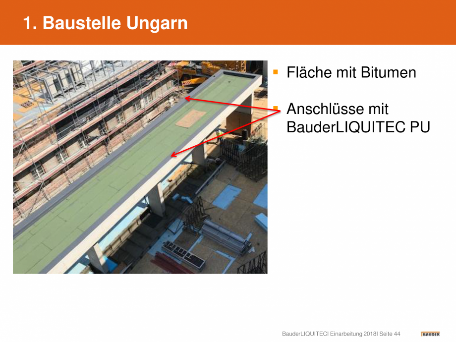 Pagina 44-Hidroizolatie pentru acoperis cu membrana lichida din material plastic BAUDER Catalog, brosura...