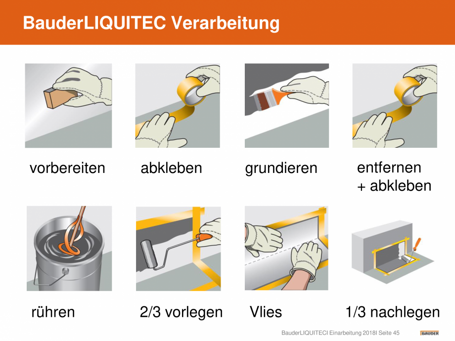 Pagina 45-Hidroizolatie pentru acoperis cu membrana lichida din material plastic BAUDER Catalog, brosura...