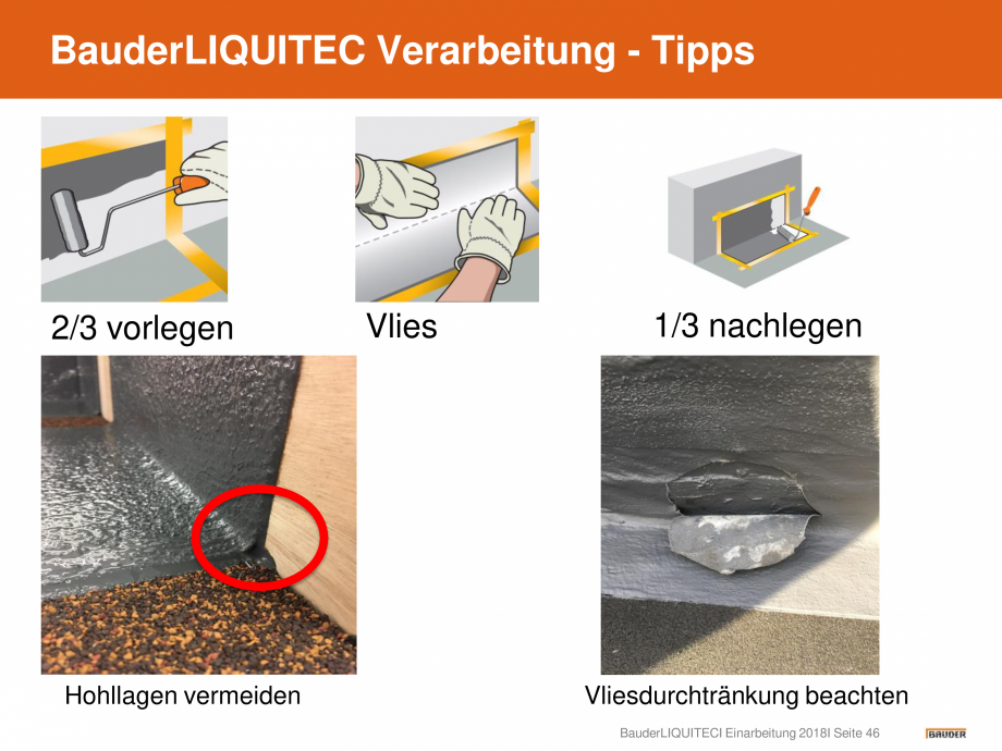 Pagina 46-Hidroizolatie pentru acoperis cu membrana lichida din material plastic BAUDER Catalog, brosura...