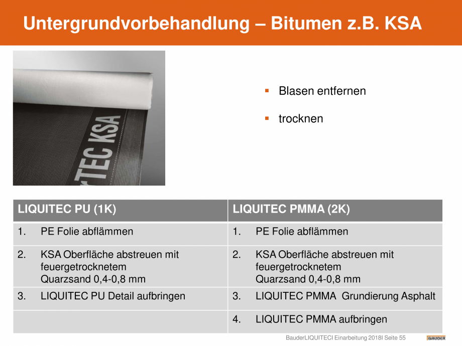 Pagina 55-Hidroizolatie pentru acoperis cu membrana lichida din material plastic BAUDER Catalog, brosura...