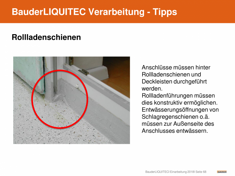 Pagina 68-Hidroizolatie pentru acoperis cu membrana lichida din material plastic BAUDER Catalog, brosura...