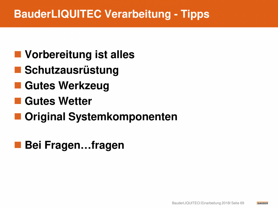 Pagina 69-Hidroizolatie pentru acoperis cu membrana lichida din material plastic BAUDER Catalog, brosura...
