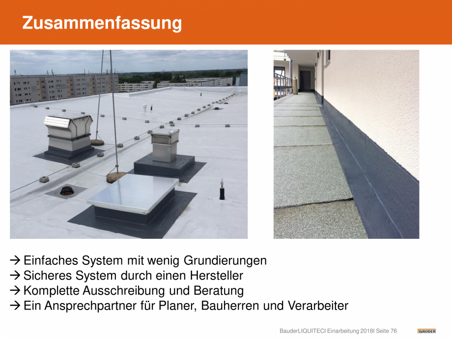 Pagina 76-Hidroizolatie pentru acoperis cu membrana lichida din material plastic BAUDER Catalog, brosura...