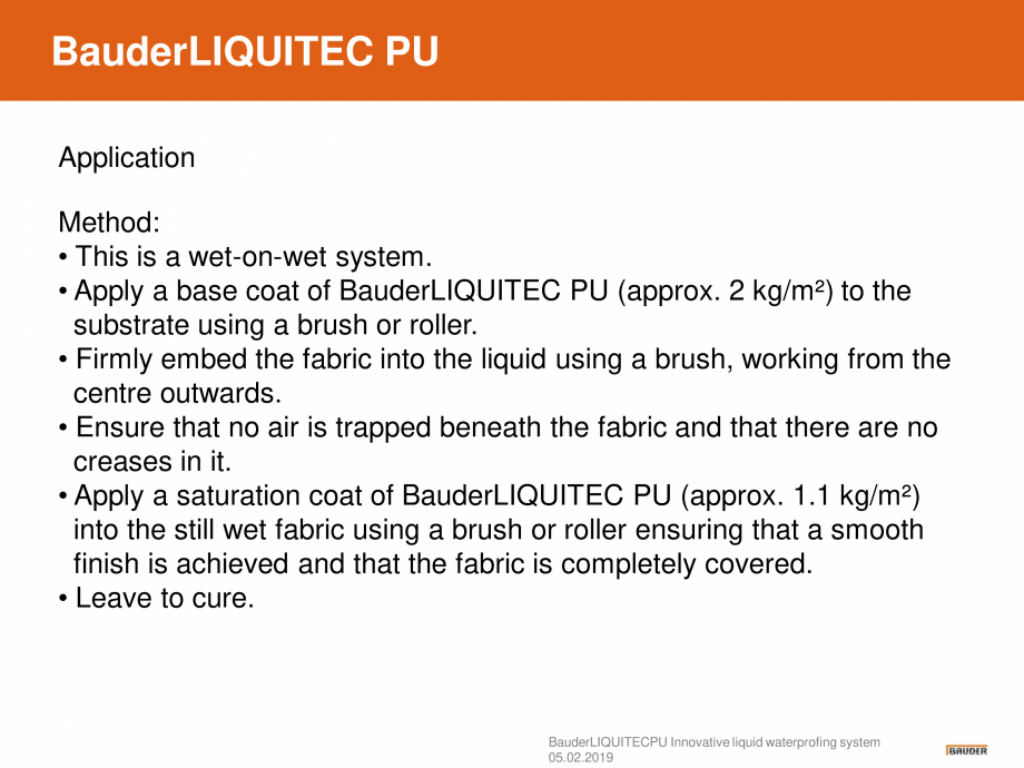 Pagina 11-Sistem de hidroizolatie cu membrana lichida din material plastic - Prezentare generala BAUDER...