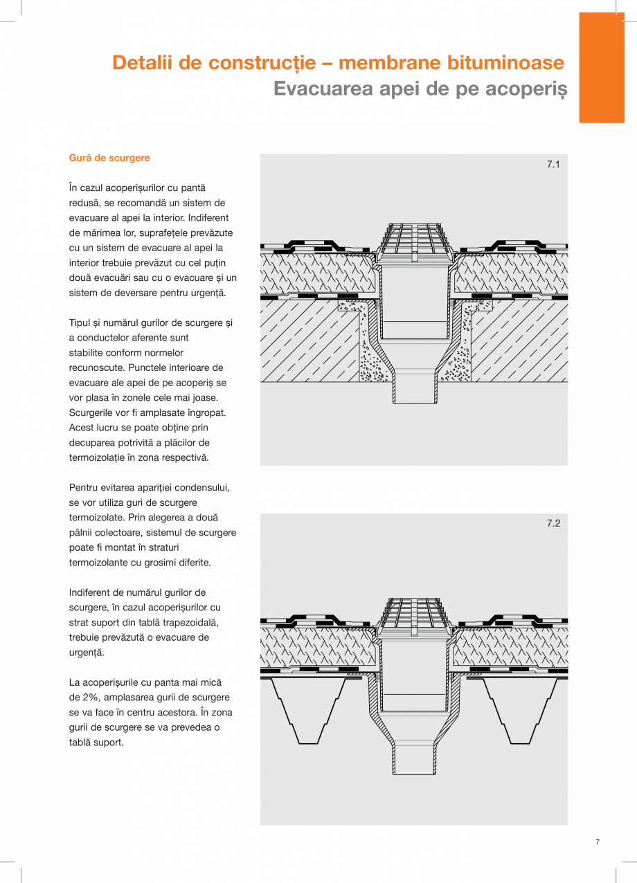 Pagina 7-CAD-PDF Detalii constructie membrane bituminoase BAUDER Detaliu de montaj 