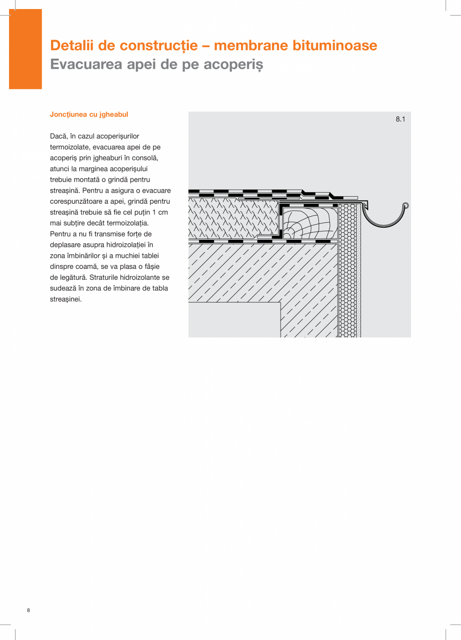 Pagina 8-CAD-PDF Detalii constructie membrane bituminoase BAUDER Detaliu de montaj 