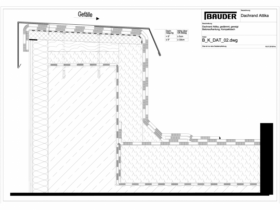 Pagina 1-CAD-DXF Bauder - Detaliu atic - B_K_DAT_02 BAUDER Detaliu de montaj 