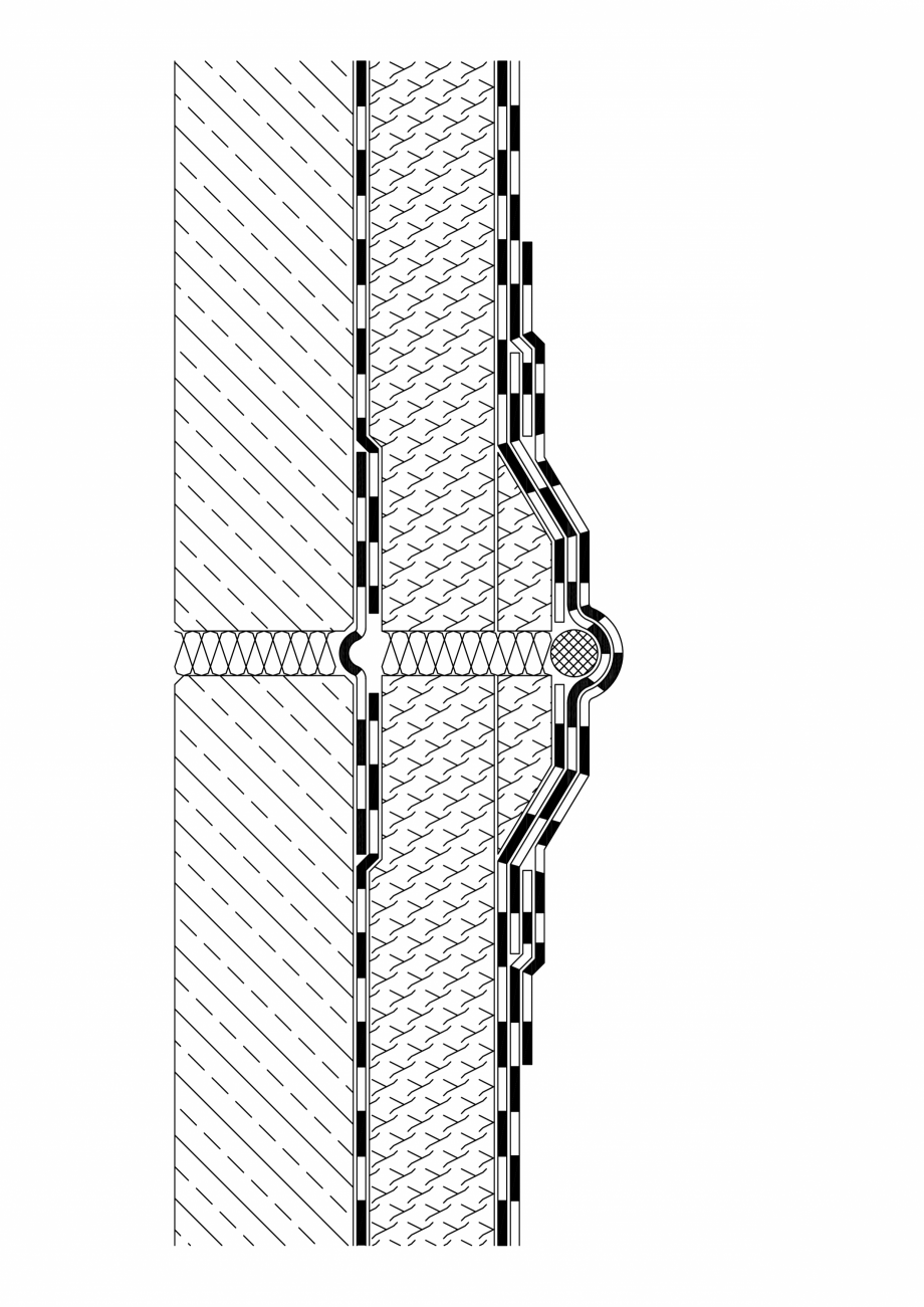 Pagina 1-CAD-PDF Bauder - Detaliu rost de dilatatie - 10_1_(1209) BAUDER Detaliu de montaj 