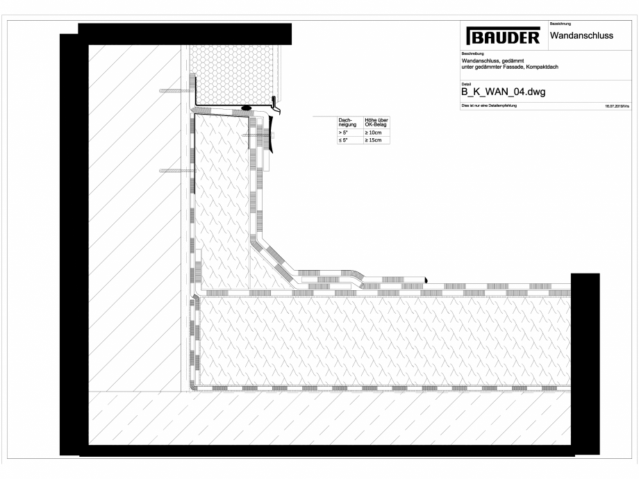 Pagina 1-CAD-DWG Bauder - Detaliu racord perete - B_K_WAN_04 BAUDER Detaliu de montaj 