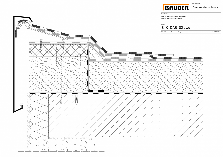 Pagina 1-CAD-PDF Bauder - Detaliu margine terasa - B_K_DAB_02 BAUDER Detaliu de montaj 