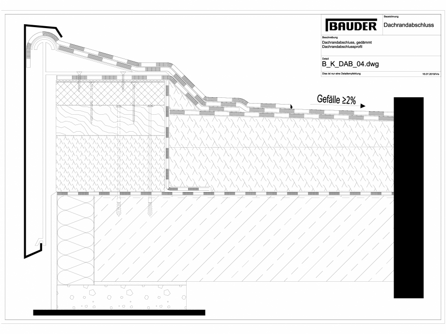 Pagina 1-CAD-DWG Bauder - Detaliu margine terasa - B_K_DAB_04 BAUDER Detaliu de montaj 